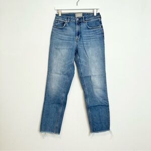 Everlane the curvy cheeky jean raw hem size 28 regular